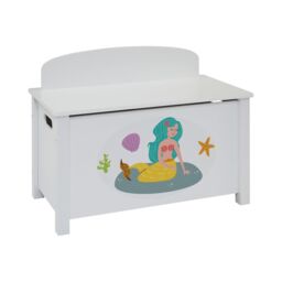 Liberty House Toys Mermaid Wooden Toy Box in White - thumbnail 4