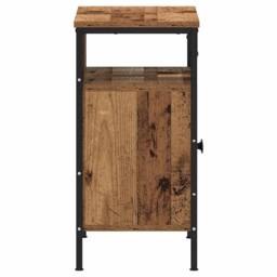 Berkfield Home Decorative Bathroom Sink Cabinet Old Wood 60x30x60 cm Engineered Wood in Brown - Size: 60 x 30 x 60 cm - thumbnail 7