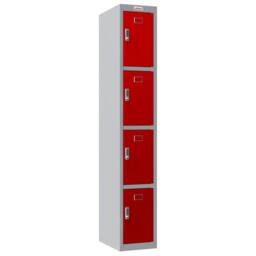Phoenix Safe Company Personal Locker in Red with Electronic Locks, PL1430GRE, 60.5L - Size: 180 cm x 100 cm - thumbnail 1