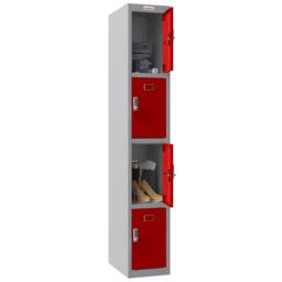 Phoenix Safe Company Personal Locker in Red with Electronic Locks, PL1430GRE, 60.5L - Size: 180 cm x 100 cm - thumbnail 2