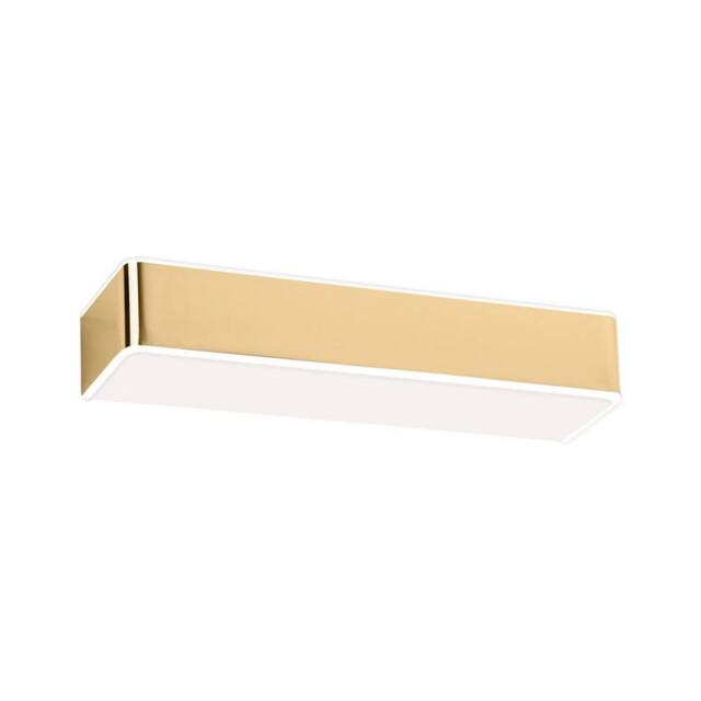 Netlighting Rodan 20cm Flush Wall Lamp Gold Shine White Finish - image 1