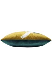 Paoletti Kensho Crane Printed Cushion in Gold - Size: 50 cm x 50 cm - thumbnail 3