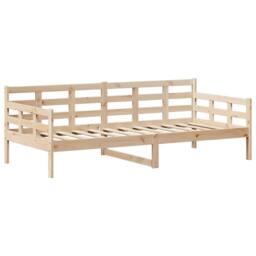 Berkfield Home Beautiful Day Bed with Roof without Mattress 80x200 cm Solid Wood in Light Tan - thumbnail 5
