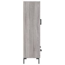 Berkfield Home Highboard Grey Sonoma 69.5x31x115 cm Engineered Wood - thumbnail 7