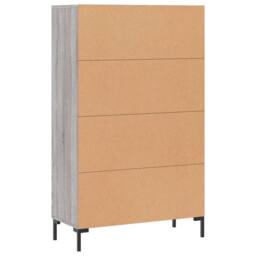 Berkfield Home Highboard Grey Sonoma 69.5x31x115 cm Engineered Wood - thumbnail 8