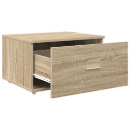 Berkfield Home Drawer Cabinet Sonoma oak Chipboard Medium Drawer Cabinet in Brown - thumbnail 4