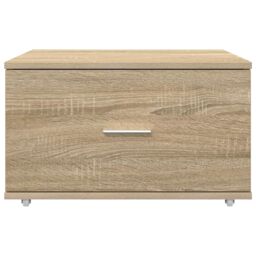 Berkfield Home Drawer Cabinet Sonoma oak Chipboard Medium Drawer Cabinet in Brown - thumbnail 5
