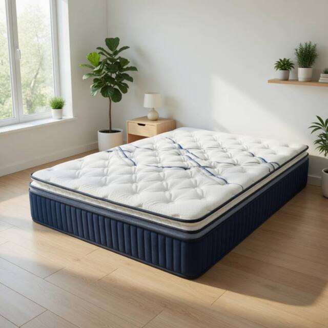 KDMD Artesa Dreams Luxury Double Mattress in White - image 1