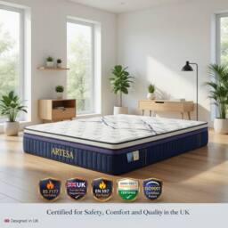 KDMD Artesa Dreams Luxury Double Mattress in White - thumbnail 5