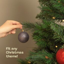 Christmas Village Christmas Bauble Hooks Set of 200 - Silver/Gold in Silver - Size: 200 Pieces - thumbnail 4