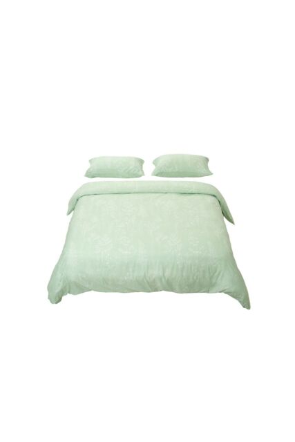 Living and Home 3Pcs Double Bedding Printed Duvet Cover with 2 Pillowcase Set in Green - image 1