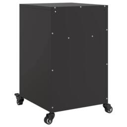 Berkfield Home Stylish Bedside Cabinets 2 pcs Black 36x39x59 cm Steel - Size: 36 x 39 x 59 cm - thumbnail 8