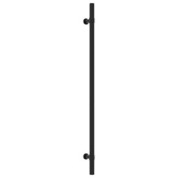 Berkfield Home Cabinet Handles 5 pcs Black 320 mm Stainless Steel - thumbnail 3