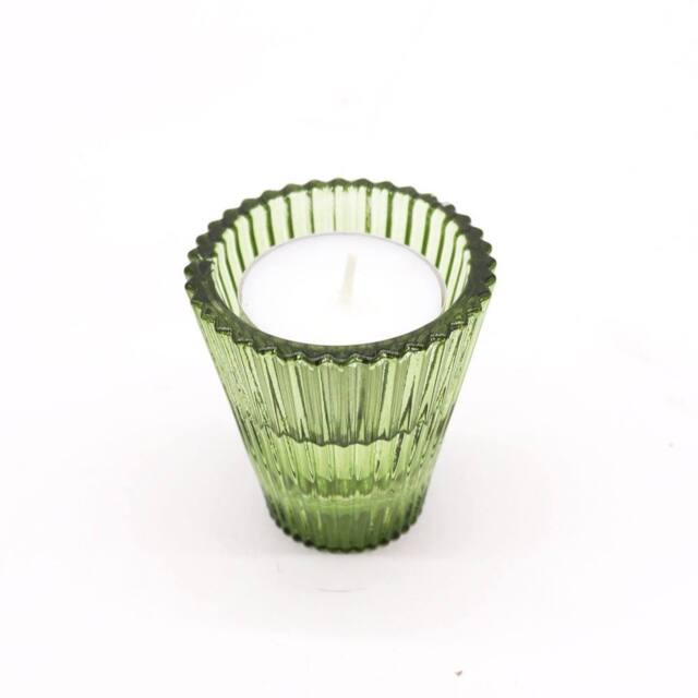 Serenityy Flip Dinner Candle Tealight Holder - Garden Jade - image 1