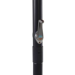 Berkfield Home Outdoor Parasol with Aluminium Pole 500 cm Anthracite in Black - thumbnail 5