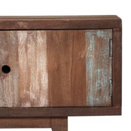 Berkfield Home TV Cabinet Solid Acacia Wood Vintage 118x30x40 cm in Brown - Size: 118 x 30 x 40 cm - thumbnail 5