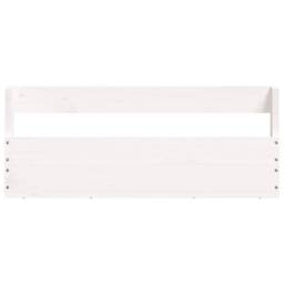 Berkfield Home Wall-mounted Shoe Racks 2 pcs White 59x9x23 cm Solid Wood Pine - Size: 59 x 9 x 23 cm - thumbnail 6