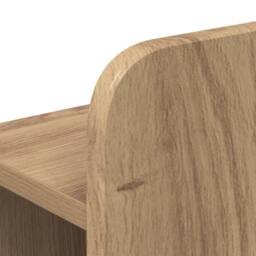 Berkfield Home Bed Frame with Storage Artisan Oak 120 x 200 cm Engineered Wood in Brown - thumbnail 6