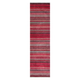 The Rug Shop UK Red Handmade Modern Easy to clean Striped Area Rug - Size: 200 cm x 280 cm - thumbnail 5