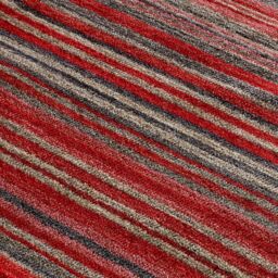 The Rug Shop UK Red Handmade Modern Easy to clean Striped Area Rug - Size: 200 cm x 280 cm - thumbnail 3