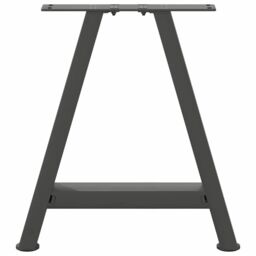 Berkfield Home Coffee Table Legs A-Shaped 2 pcs Anthracite¬†50x(42-43) cm Steel in Black - thumbnail 5