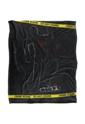 ViacomCBS/Nickelodeon Csi Outline Silky Touch Super Soft Throw Blanket 152 X 127 cm in White - thumbnail 1