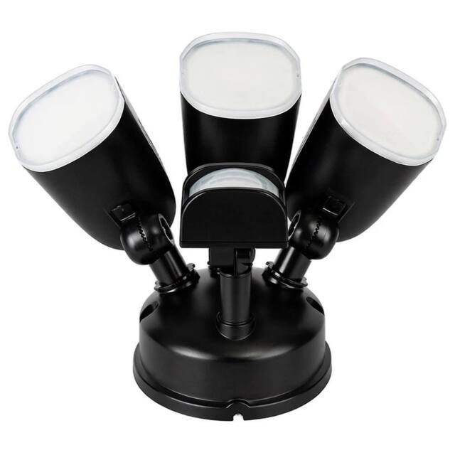 NESTLUNE 200W LED Flood Light with PIR Motion Sensor 24000lm in Black - image 1