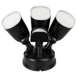 NESTLUNE 200W LED Flood Light with PIR Motion Sensor 24000lm in Black