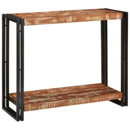 Berkfield Home Console Tables Multicolour 90 x 33 x 75 cm Solid reclaimed wood - thumbnail 2