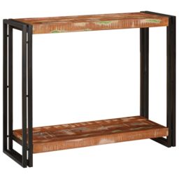 Berkfield Home Console Tables Multicolour 90 x 33 x 75 cm Solid reclaimed wood