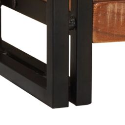 Berkfield Home Console Tables Multicolour 90 x 33 x 75 cm Solid reclaimed wood - thumbnail 7