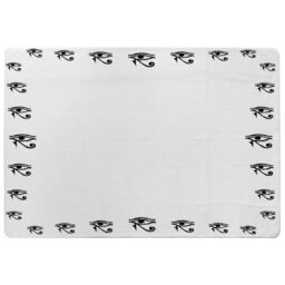 Benjamin Tate Design Eye Of Horus Rug in Natural - Size: Large - thumbnail 1