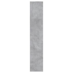 Berkfield Home Shoe Cabinet Concrete Grey 54x34x183 cm Engineered Wood - Size: 54 x 34 x 183 cm - thumbnail 5