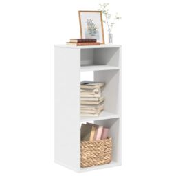 Berkfield Home Book Cabinet White 34x31x80 cm Engineered Wood - Size: 34 x 31 x 80 cm - thumbnail 1