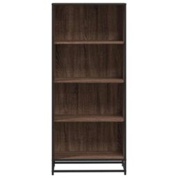 Berkfield Home Bookcase Brown Oak 60x35x139 cm Engineered Wood - Size: 60 x 35 x 139 cm - thumbnail 4