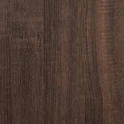 Berkfield Home Bookcase Brown Oak 60x35x139 cm Engineered Wood - Size: 60 x 35 x 139 cm - thumbnail 8