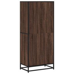 Berkfield Home Bookcase Brown Oak 60x35x139 cm Engineered Wood - Size: 60 x 35 x 139 cm - thumbnail 6