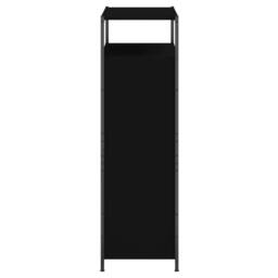 Berkfield Home Shoe Cabinet Black 75x34x112 cm Engineered Wood - Size: 75 x 34 x 112 cm - thumbnail 6