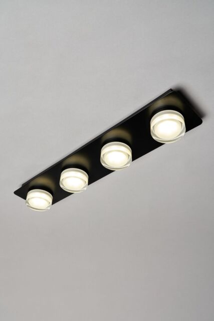 BHS Lighting Brooke Bar Spotlight Ceiling Light in Black - image 1