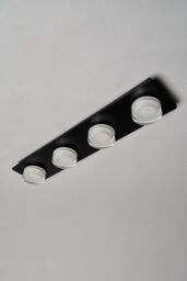 BHS Lighting Brooke Bar Spotlight Ceiling Light in Black - thumbnail 2