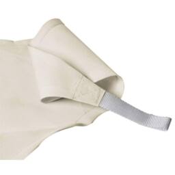 Primrose 3m x 2m Water Resistant Patio Sun Shade Sail 96.5% UV Block Free Rope in Off-White - thumbnail 2