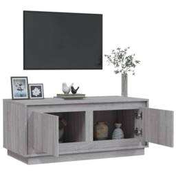 Berkfield Home Decorative Coffee Table Grey Sonoma 102x50x44 cm Engineered Wood - Size: 102 x 50 x 44 cm - thumbnail 5