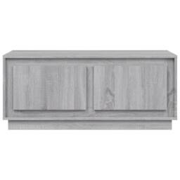 Berkfield Home Decorative Coffee Table Grey Sonoma 102x50x44 cm Engineered Wood - Size: 102 x 50 x 44 cm - thumbnail 6