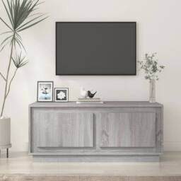 Berkfield Home Decorative Coffee Table Grey Sonoma 102x50x44 cm Engineered Wood - Size: 102 x 50 x 44 cm - thumbnail 2