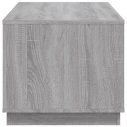 Berkfield Home Decorative Coffee Table Grey Sonoma 102x50x44 cm Engineered Wood - Size: 102 x 50 x 44 cm - thumbnail 8