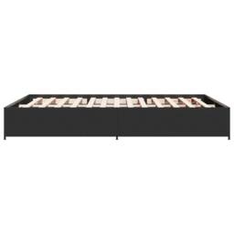 Berkfield Home Durable Bed Frame without Mattress Black 120x190 cm Small Double - thumbnail 5