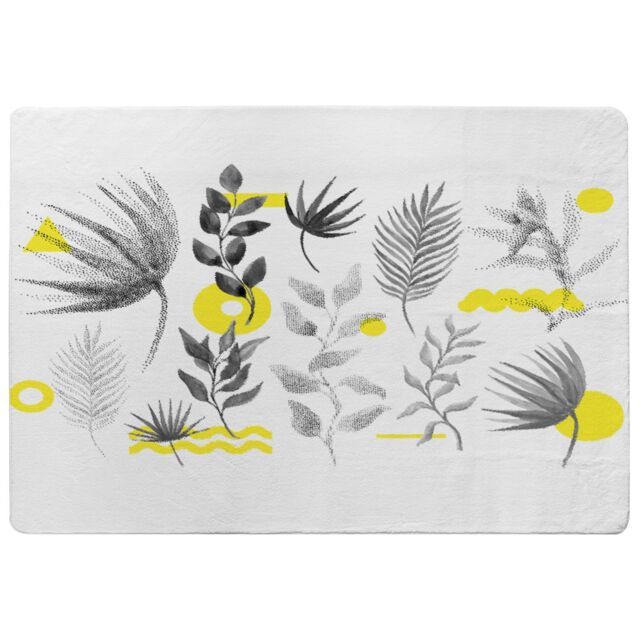 Benjamin Tate Design Selection Of Leaves Rug in Natural - Size: Large - image 1