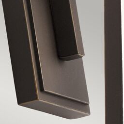 Netlighting Kichler Delison Outdoor Wall Lantern Rubbed Bronze IP44 in Brown - thumbnail 3