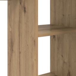 Berkfield Home Artisan Oak Computer Desk Artisan oak Particle board Medium in Brown - thumbnail 7