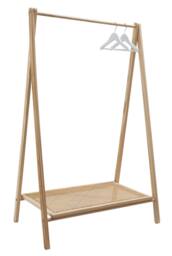 Nöa and Nani Nelly Clothes Rail and Shoe Rack In Natural Rattan in Brown - thumbnail 4